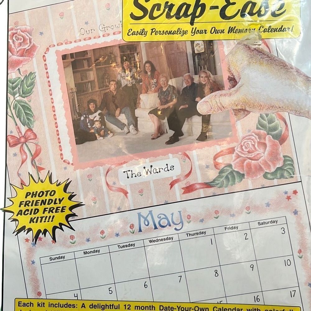 Scrap-Ease Memory Calendar Kit New - Picture 2 of 3